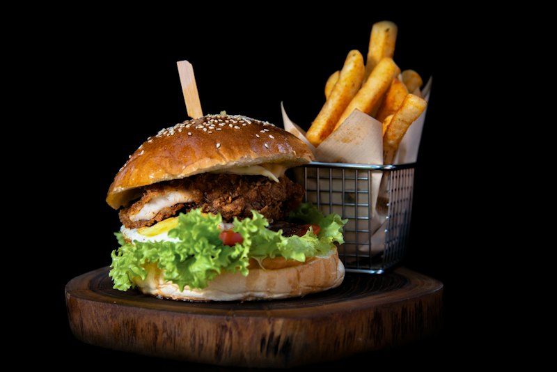 Burger & patatas trufadas