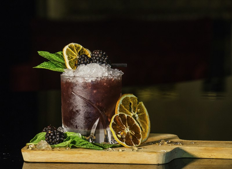 Gin frutos rojos