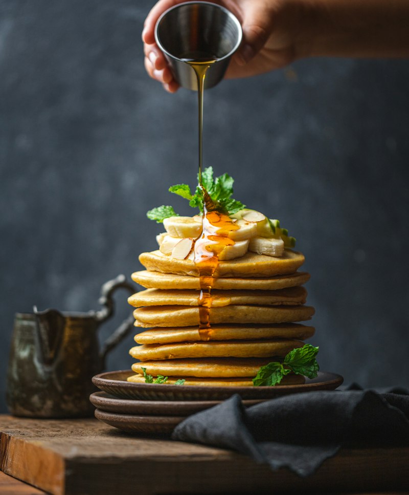 Tortitas con sirope